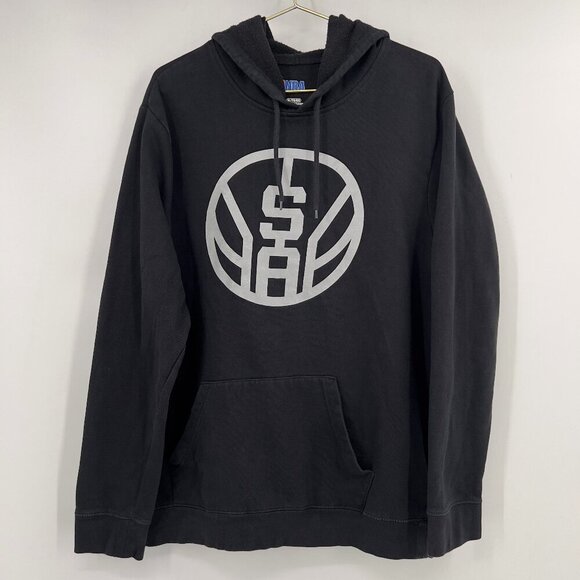 NBA San Antonio Spurs SA Logo Black Hoodie - Men's XL - Picture 1 of 11